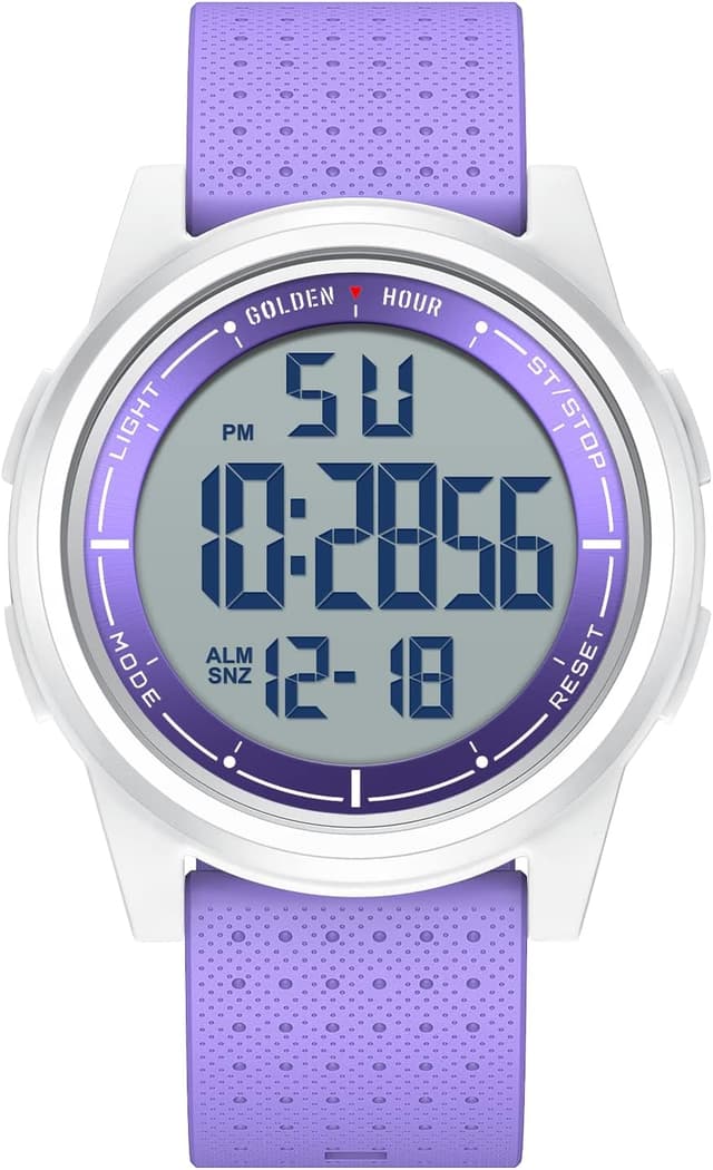 Thumbnail 2 de GOLDEN HOUR Ultradünne Minimalistische Sportuhr wasserdicht Digitaluhr