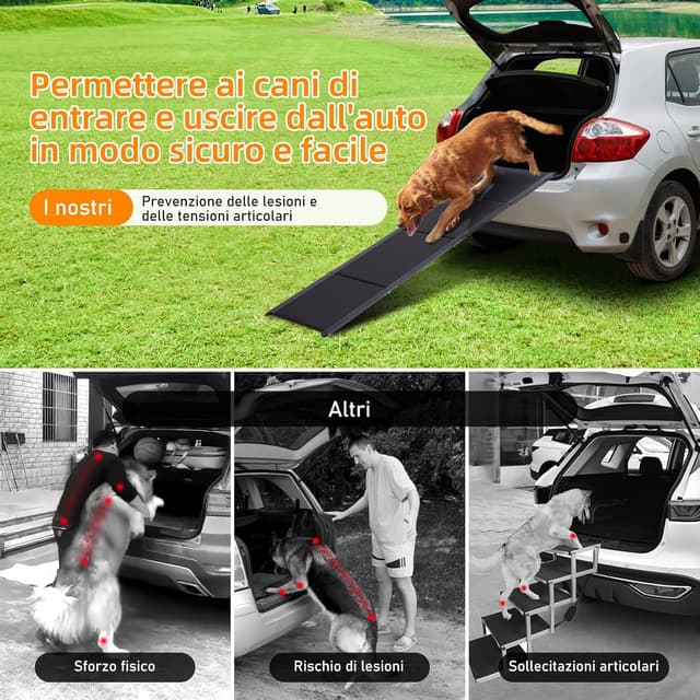 Detalle 2 de FASNATI Rampa per auto per cani 160 cm
