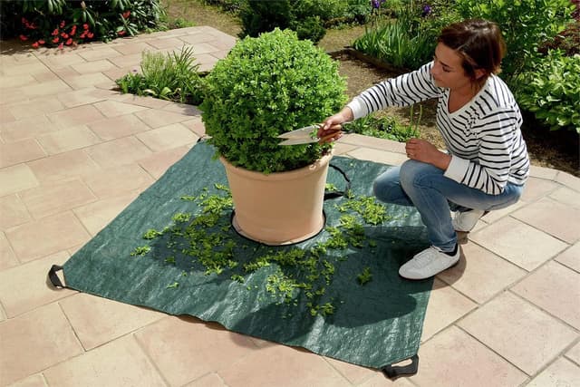 Detalle de Maximex telo multiplo professionale da giardino 145 x 145 cm con velcro e cerniera