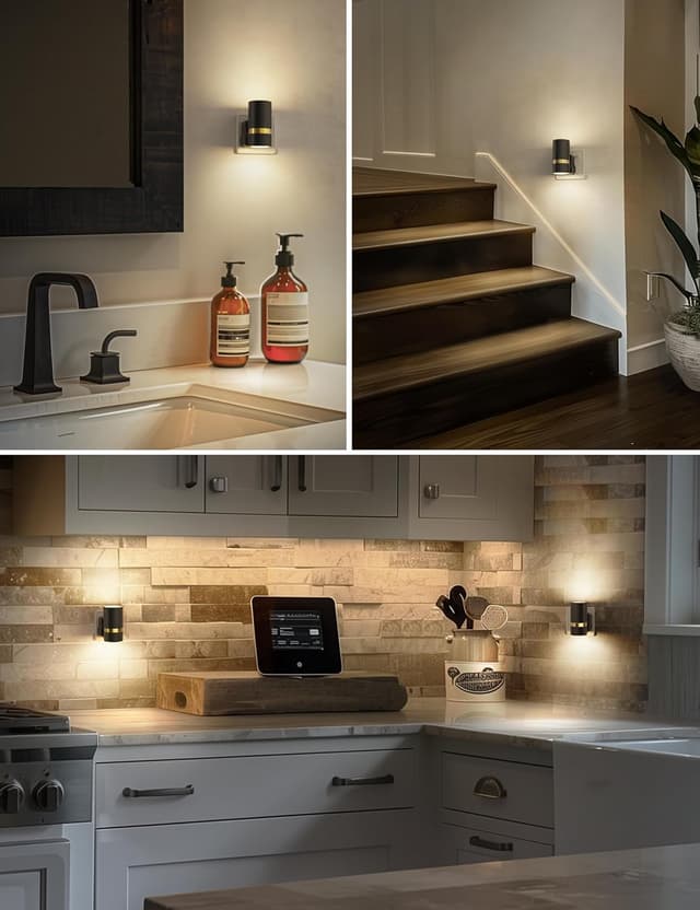 Thumbnail 6 de LOHAS-LED Night Light Plug-in Wall (2 Pack) with Dusk to Dawn Sensor and Adjustable Warm White Brightness (3000K)