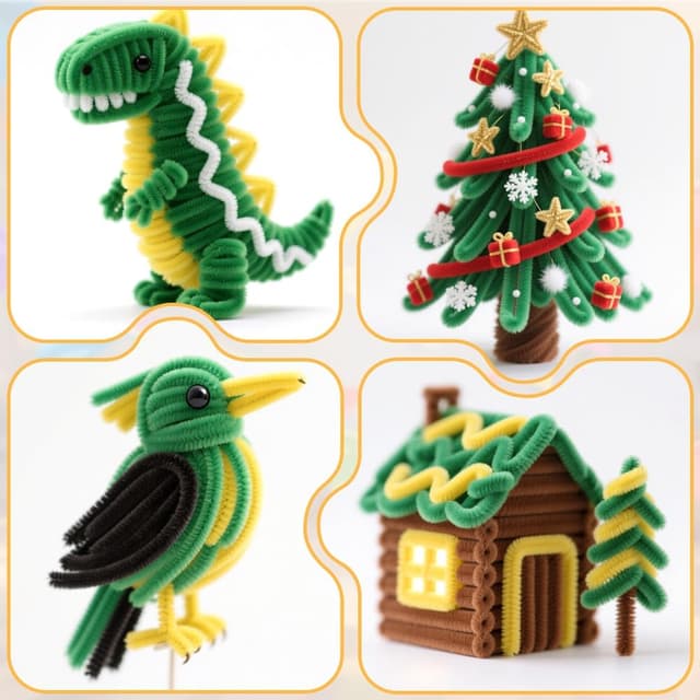 Thumbnail 5 de Ainiv 300PCS Pipe Cleaners for Craft