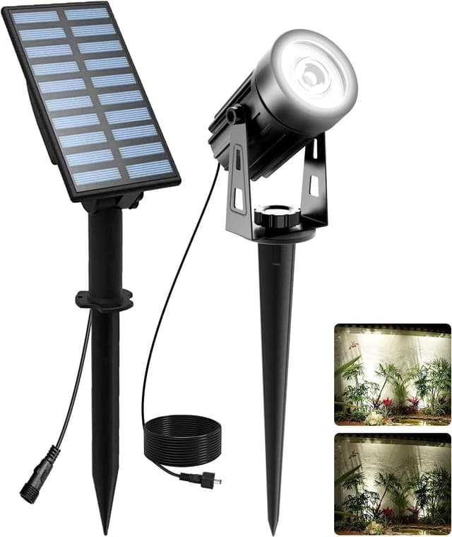 Detalle de T-SUNUS solar garden spot lights 6000K LED