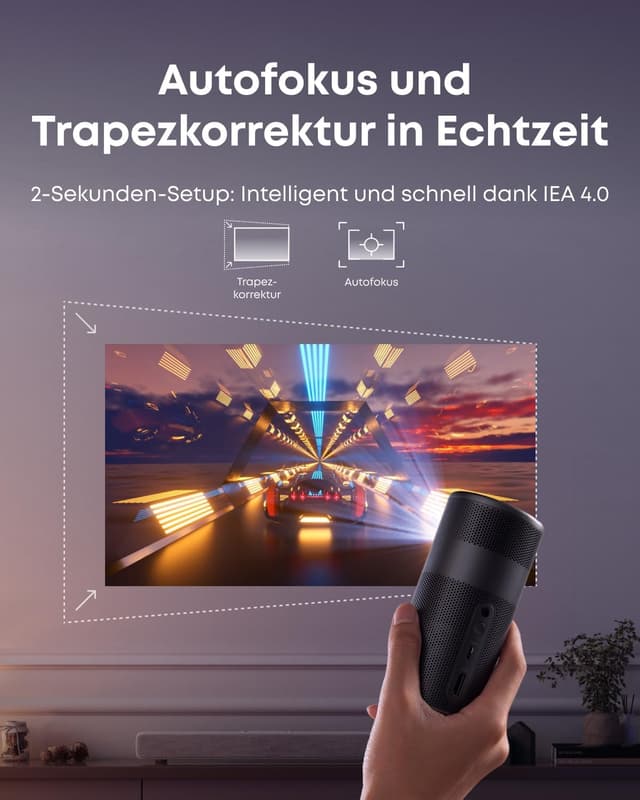 Thumbnail 6 de NEBULA Capsule Air 720p Mini-Beamer đź“˝