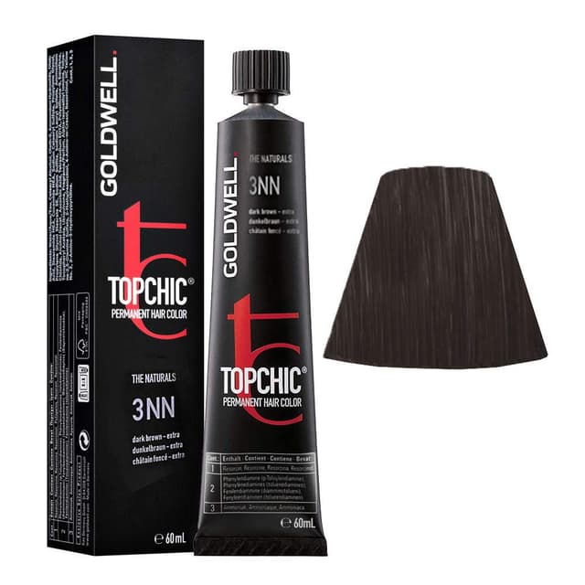 Detalle de 3NN Dunkelbraun extra – Goldwell Topchic Naturals TB (60 ml)