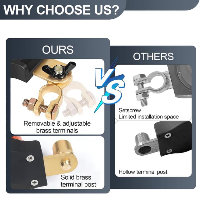 Detalle de TZEKING Batteriehauptschalter Minuspol mit 180°-Einstellung für DC 12–48V (wasserdicht)