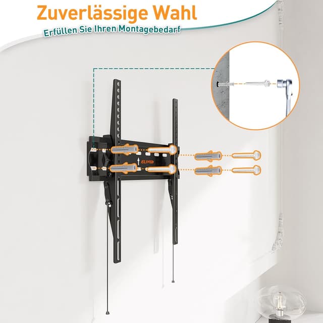 Thumbnail 5 de ELIVED EV034 M6×60 Schrauben Set für TV Wandhalterung