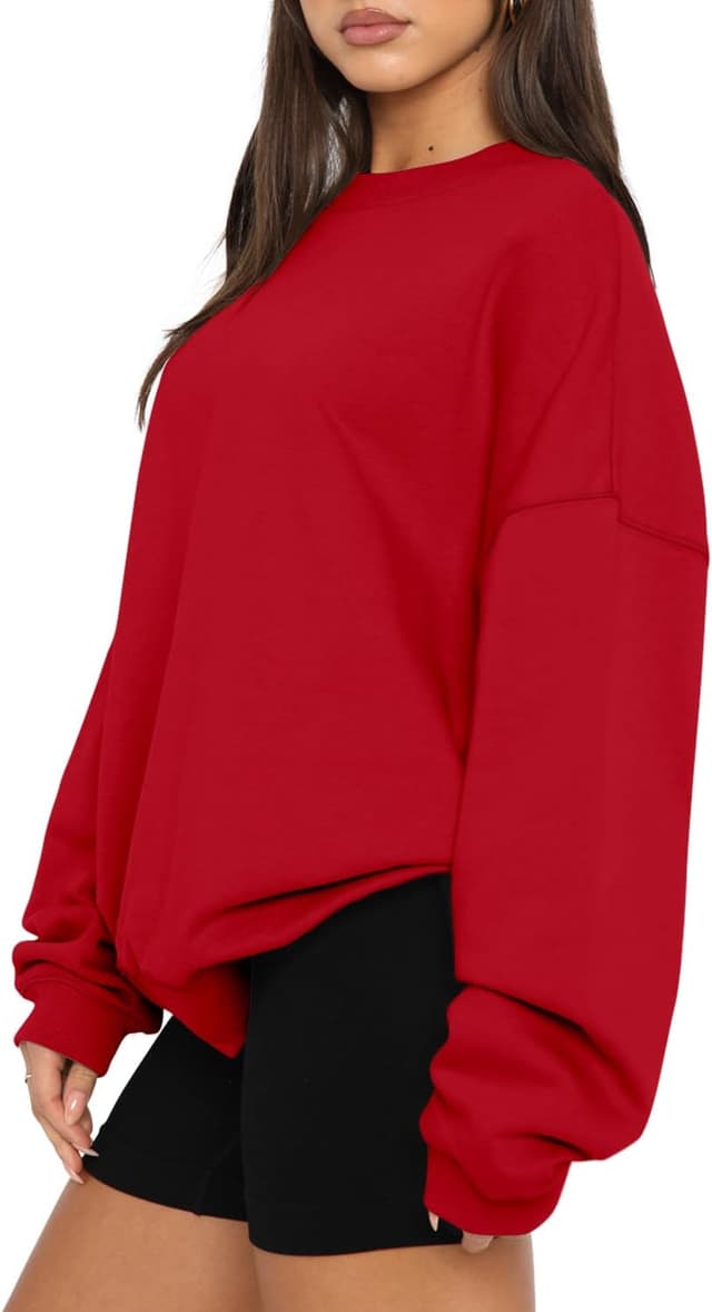 Detalle de CHICZONE women’s crew neck sweatshirt pullover (cotton–polyester blend)