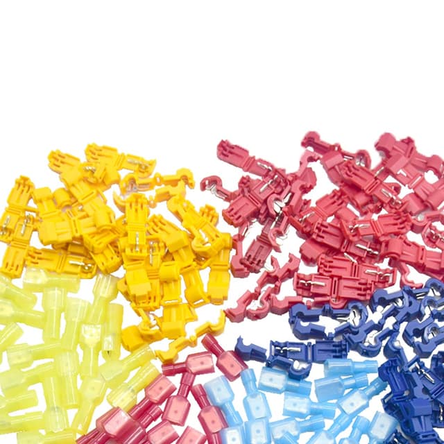 Thumbnail 4 de Ruidee 200 Pcs T-Tap Connectors Red Blue Yellow