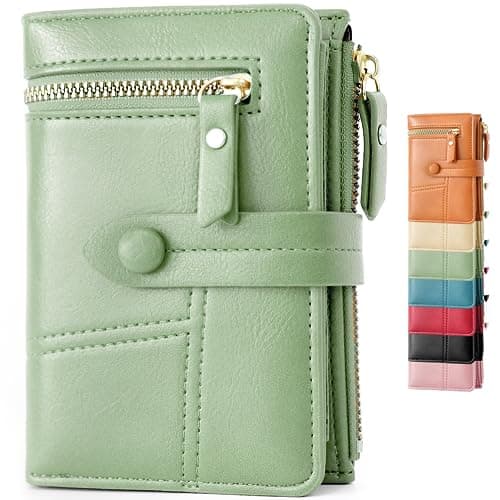 Imagen de Lakpopya portefeuille femme PU, porte-monnaie vert ⚖ en OfertitasTOP