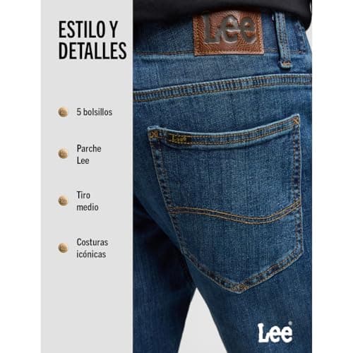 Thumbnail 5 de Lee Maddox Straight Fit 33W/32L Jeans hombre