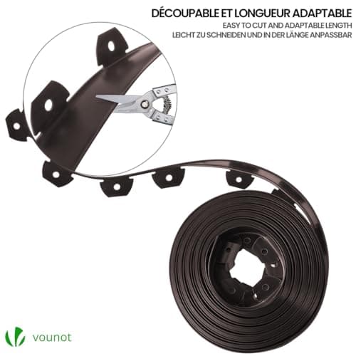 Thumbnail 4 de VOUNOT Borde jardÃn flexible 20 m, 5 cm 🌱