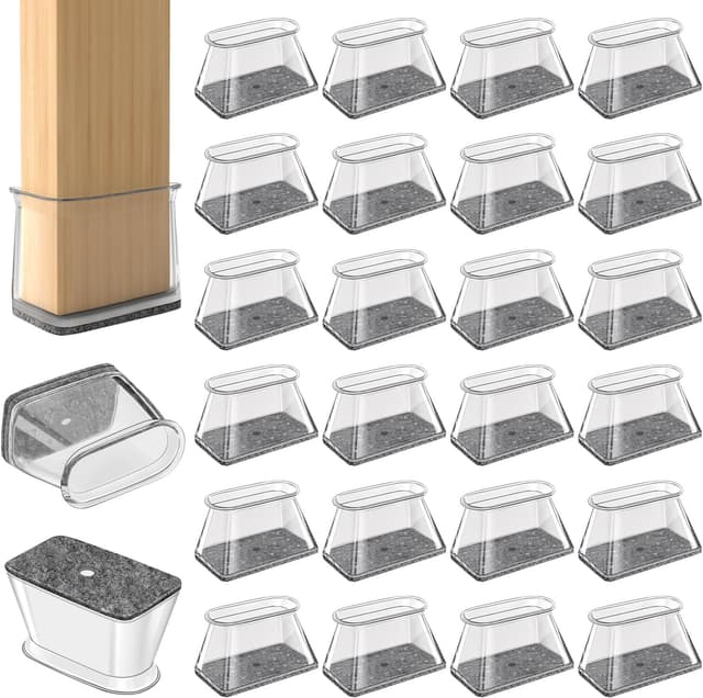 Imagen de 24 Pcs Chair Leg Floor Protectors en OfertitasTOP