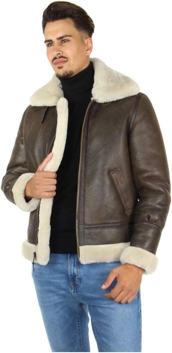 Detalle 2 de Schott NYC Bombardier mouton retourné 1913