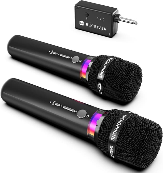 Imagen de ECHOMUSSY Wireless Microphone 40H 🎤 en OfertitasTOP