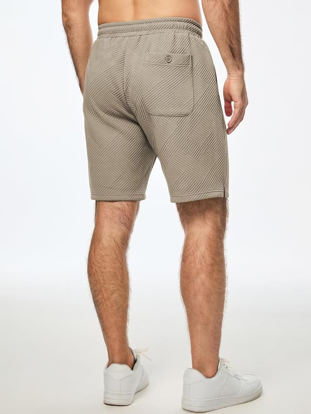 Thumbnail 1 de JMIERR Herren Textur Kurze Hosen