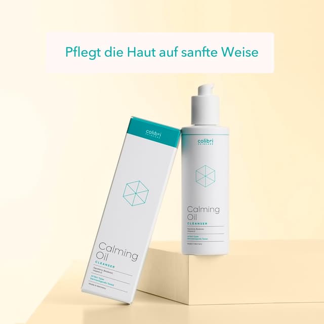 Detalle 2 de colibri skincare Calming Oil Cleanser (200 ml) – sanftes Reinigungsöl gegen wasserfestes Make-up