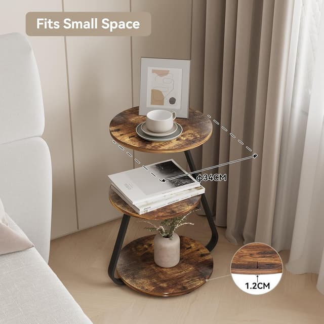 Thumbnail 4 de ARTETHYS Side Table 43cm 3‑Tier with LED