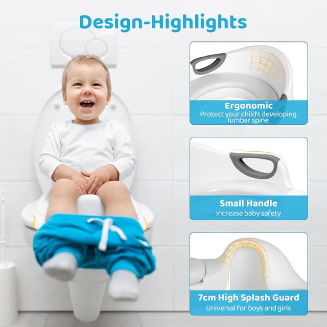 Detalle 1 de MAMIZO Toddler Potty Training Seat with Handles 🚽