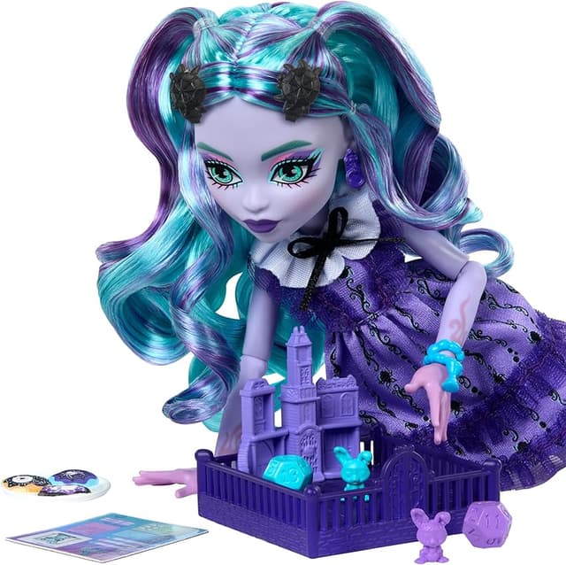 Detalle 1 de Monster High Fearbook Twyla 🎀, Muñeca con Estilo Universitario