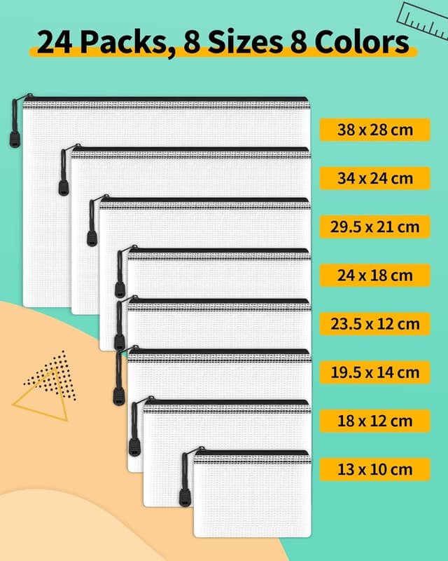 Detalle 2 de Smarpau Dokumententasche mit Reißverschluss 24er