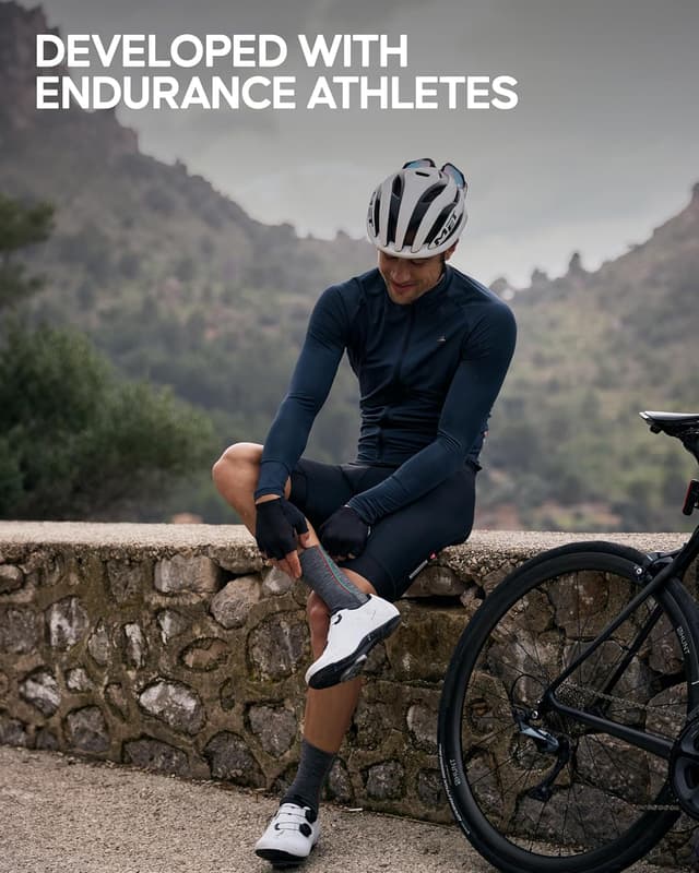 Detalle de Danish Endurance Merino wool cycling socks, 2 pack