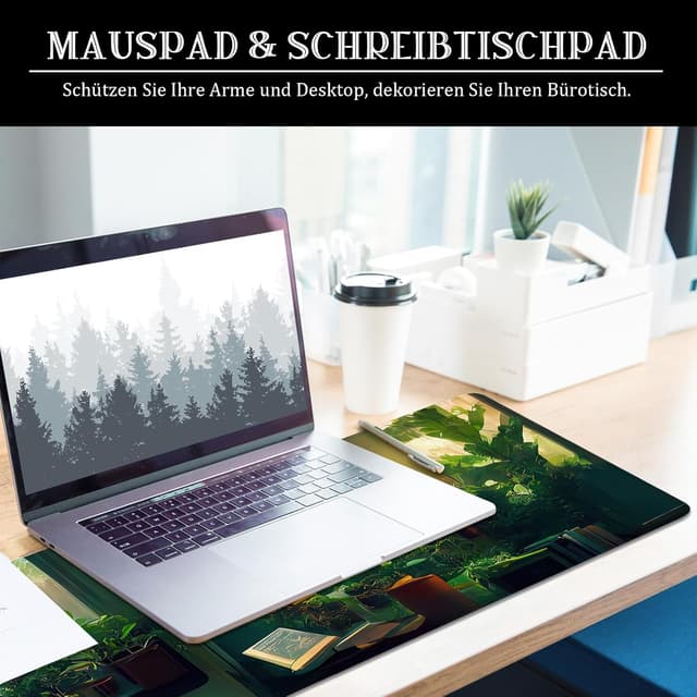 Thumbnail 6 de Tappetino per mouse verde XL 80 x 30 cm per gaming e scrivania