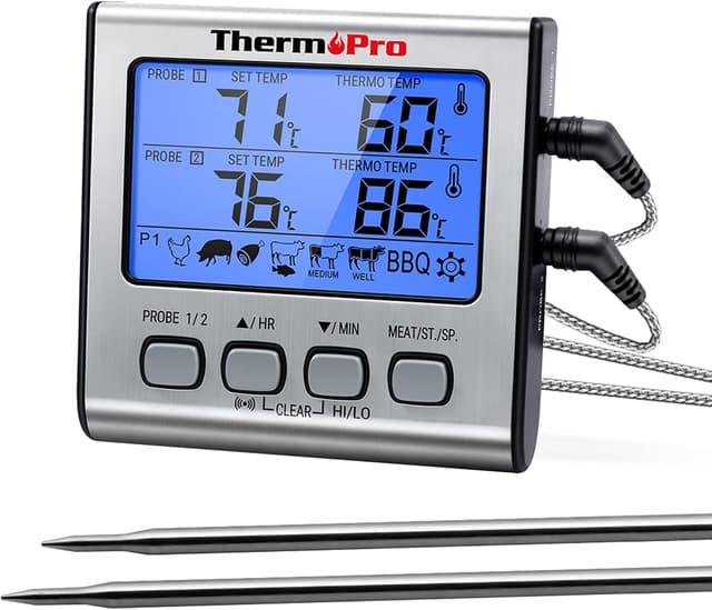 Imagen de ThermoPro TP17 Digital meat thermometer with 2 probes 🌡 en OfertitasTOP