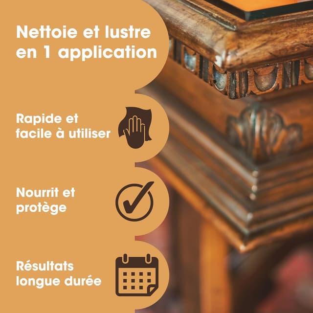 Thumbnail 2 de Furniture Clinic Cire d’Abeille 200 ml pour meubles en bois