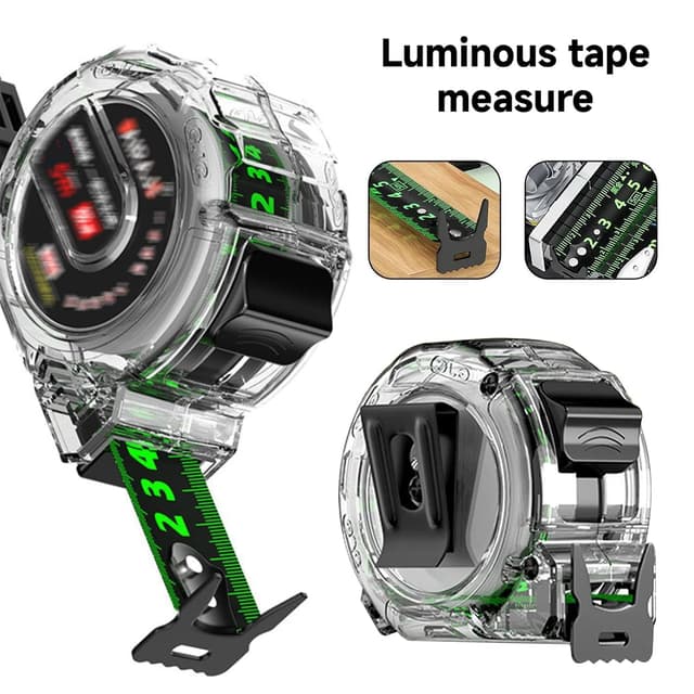 Detalle de Fluorescent steel tape measure 10M