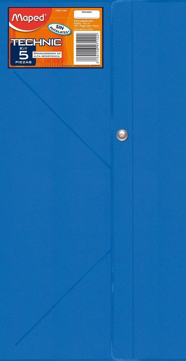 Thumbnail 1 de Maped 897112 - Set Escolar de Reglas y Escuadras 📐