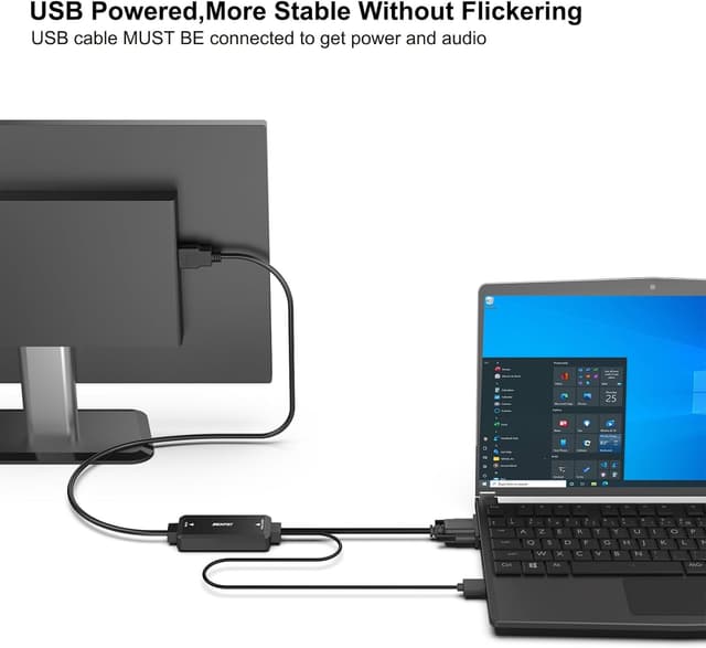 Thumbnail 1 de BENFEI VGA a HDMI 1080p con Audio 1,8 m