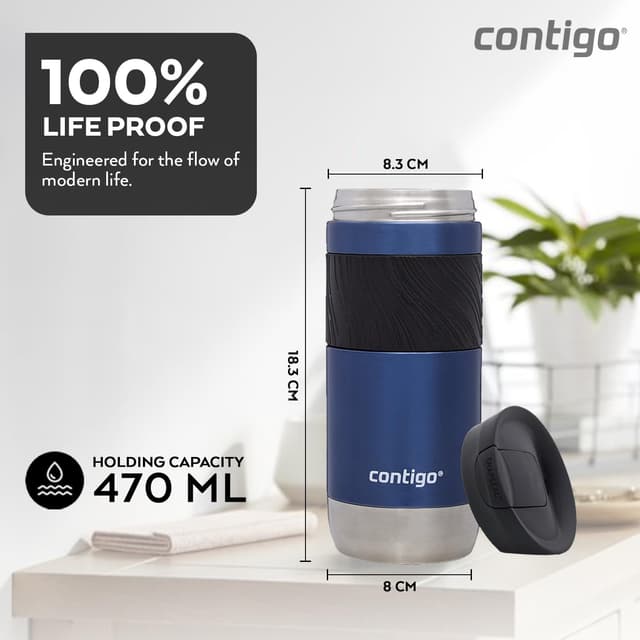 Detalle 2 de Contigo Byron 2.0: Vaso Térmico 470 ml ☕ Antiderrame