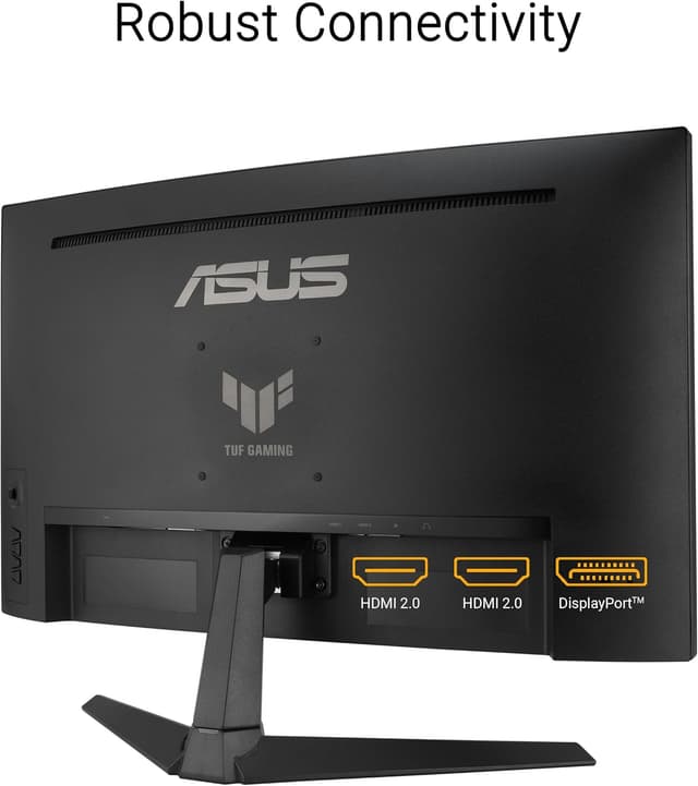 Detalle 2 de ASUS TUF Gaming 27” 1080P Curved Monitor (VG27VQM1B) — 280Hz Fast, FreeSync Premium, 1500R Curvature