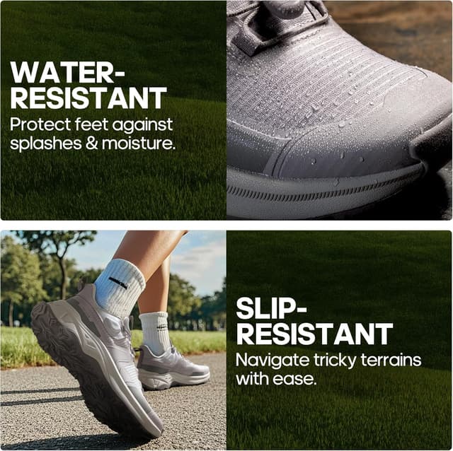 Detalle 2 de NORTIV 8 Chaussures de randonnée légères pour femme – modèle 8, confort respirant et semelle adhérente