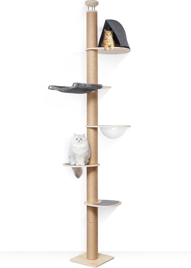 Detalle de FUKUMARU Kratzbaum 6 Etagen 220–300 cm