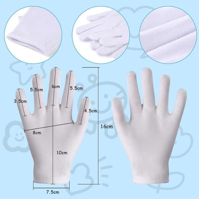 Thumbnail 4 de AovYoo Guanti cotone per bambini 6 paia