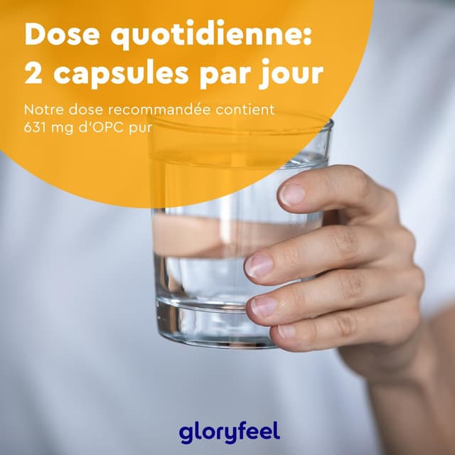 Thumbnail 6 de OPC 95 % Extrait de pépins de raisin, 180 capsules