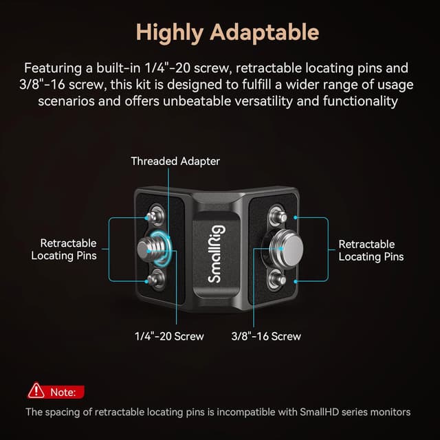 Thumbnail 6 de SMALLRIG MD4360 Piastra L 1,2 kg
