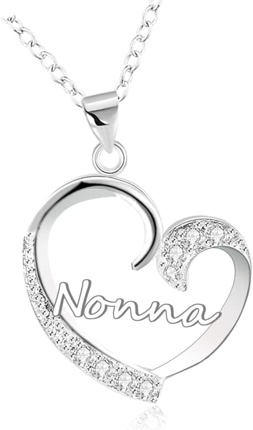 Detalle de Collana con ciondolo per Nonna GUOYU in acciaio inossidabile, regolabile