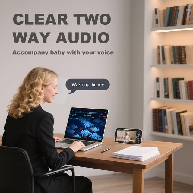 Thumbnail 4 de Kidsneed Baby Monitor 5 inch 720P