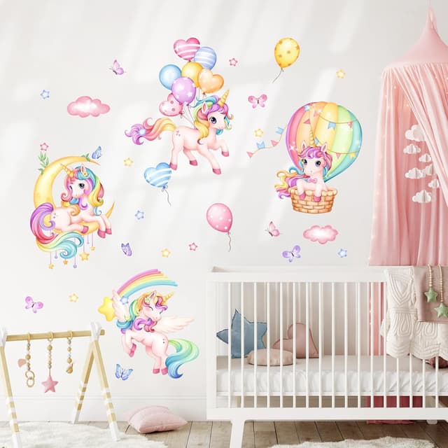 Thumbnail 6 de Supzone Unicorn Wall Stickers 29 x 90 cm