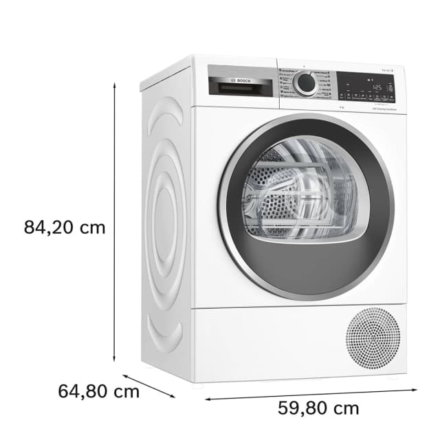 Detalle 2 de Bosch WQG245D1ES secadora con bomba de calor 9 kg
