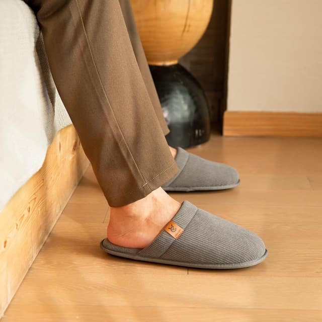 Detalle de VeraCosy chaussons respirants homme mémoire foam