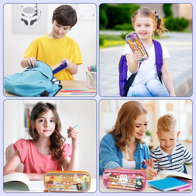 Thumbnail 6 de OFFCUP Astuccio Scuola due scomparti Blu