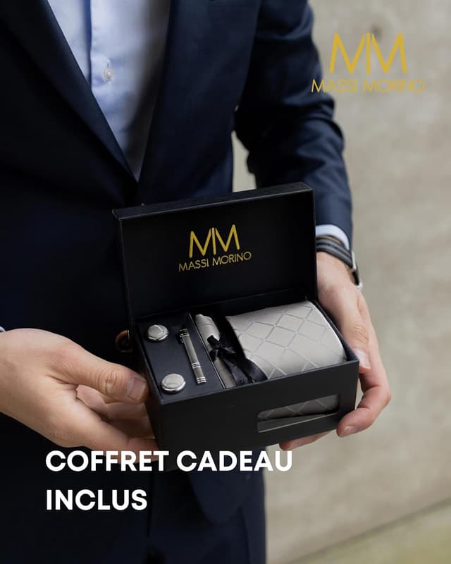 Thumbnail 4 de Massi Morino cravate homme 147 cm