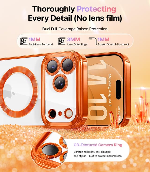 Detalle 2 de Meifigno iPhone 17 Pro Max Case 6.9"