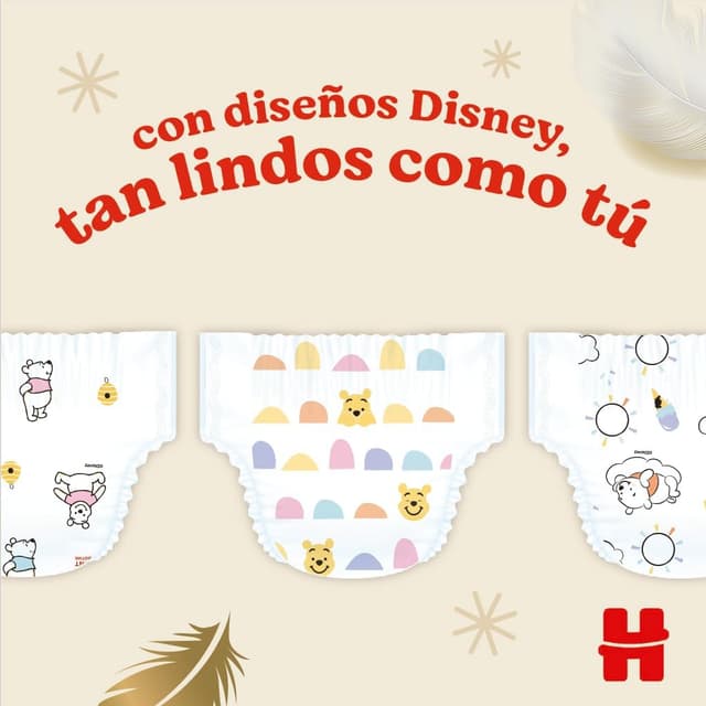 Thumbnail 5 de Huggies Extra Care Pañales Recién Nacido Disney Talla 1