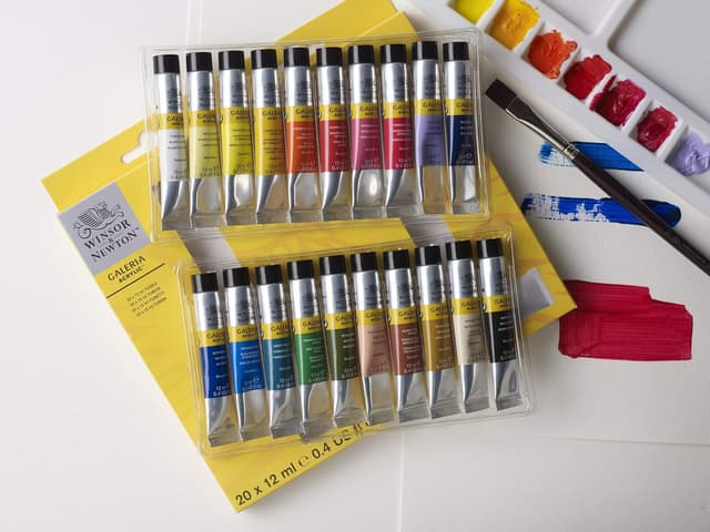 Detalle de Winsor & Newton Galeria Acrylic 20-pack 10ml