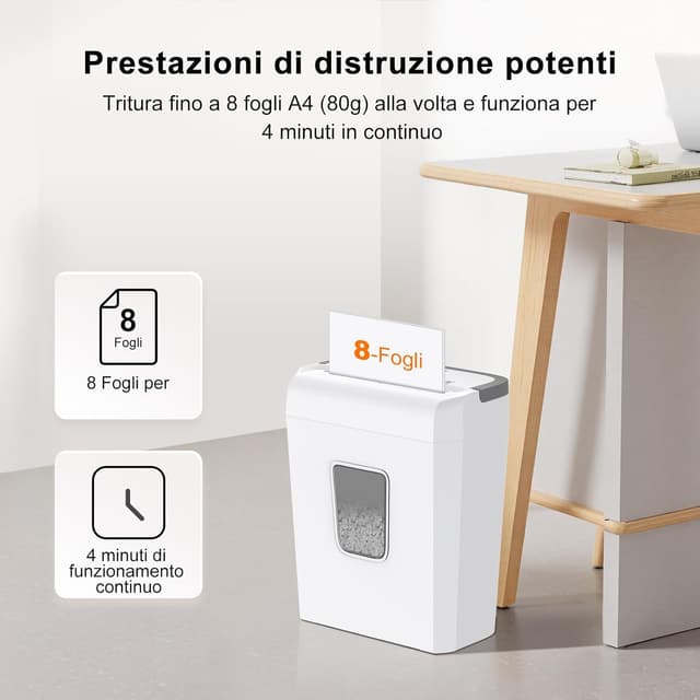 Detalle de Bonsaii C277-C, tritacarte con sicurezza P-4