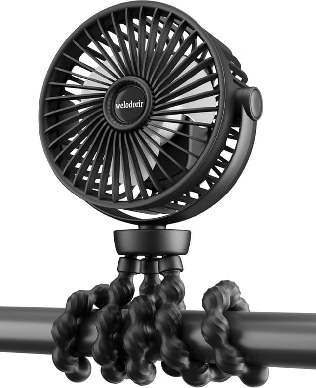 Detalle de Portable Pram Fan 5200 mAh Rechargeable